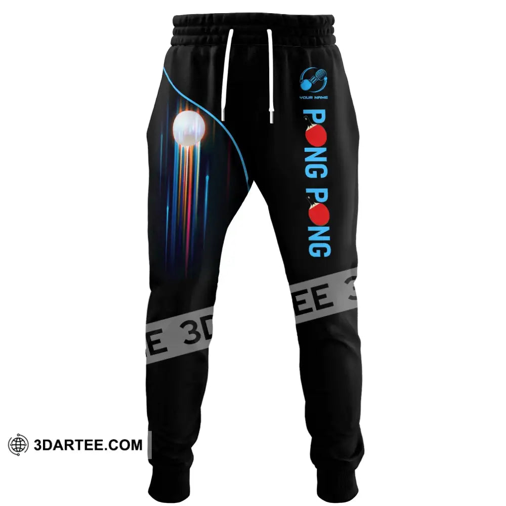 Unisex Clothing Custom Ping Pong Jogger Pants Club S