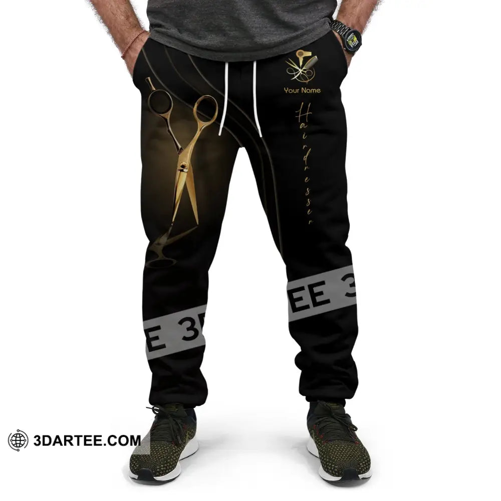 Unisex Clothing Hairdresser Jogger Pants For Hairstylists