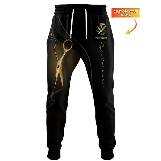 Unisex Clothing Hairdresser Jogger Pants For Hairstylists S