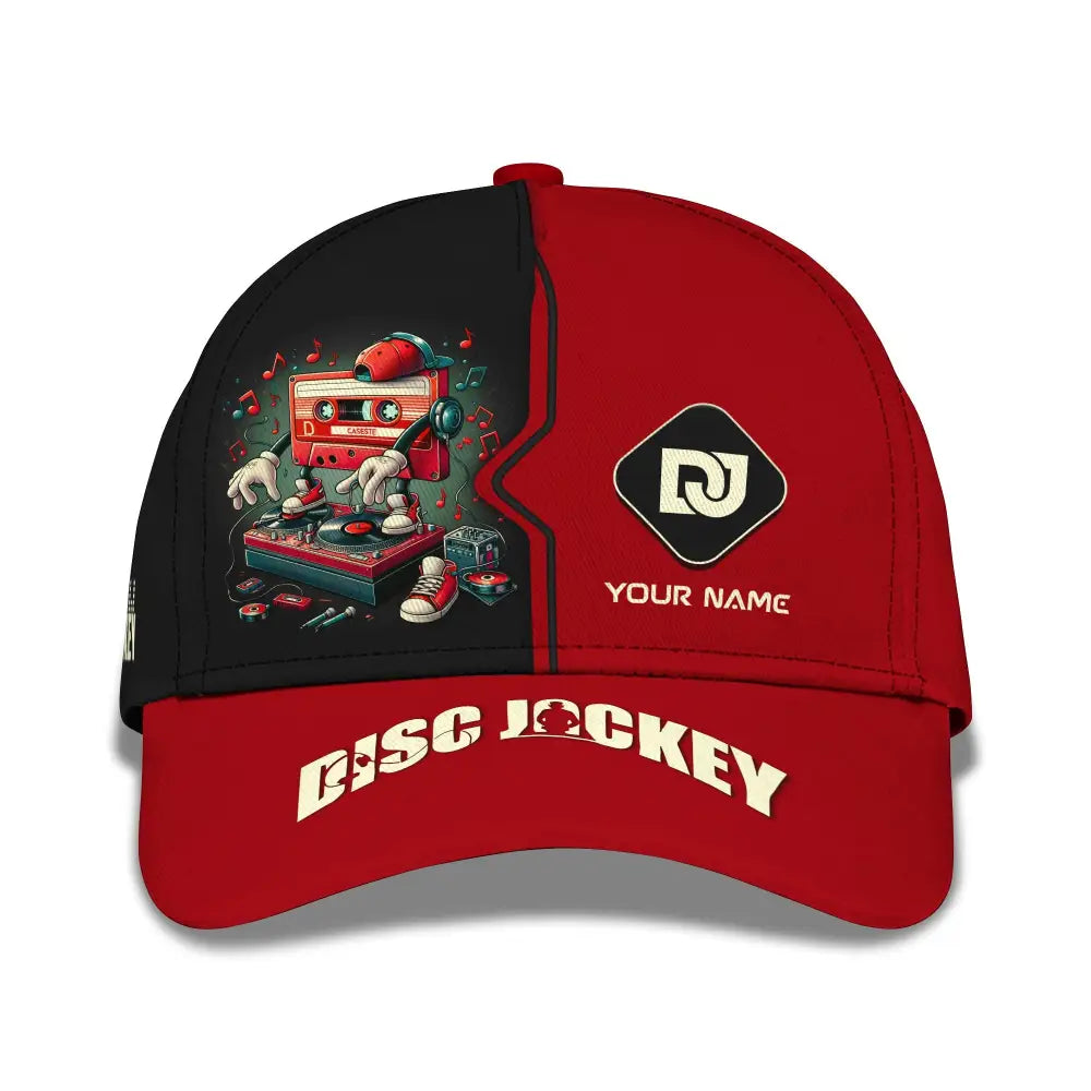 Unisex Disc Jockey Classic Cap Custom Name Hat Dj Gift T-Shirt