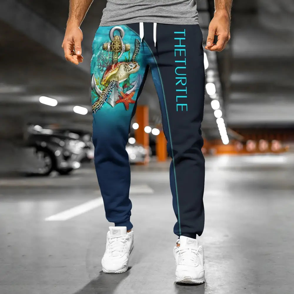Unisex Jogger Pants Love Turtle Sea Animal Lover Gifts