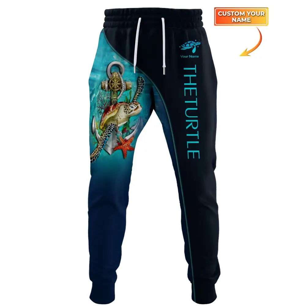 Unisex Jogger Pants Love Turtle Sea Animal Lover Gifts S