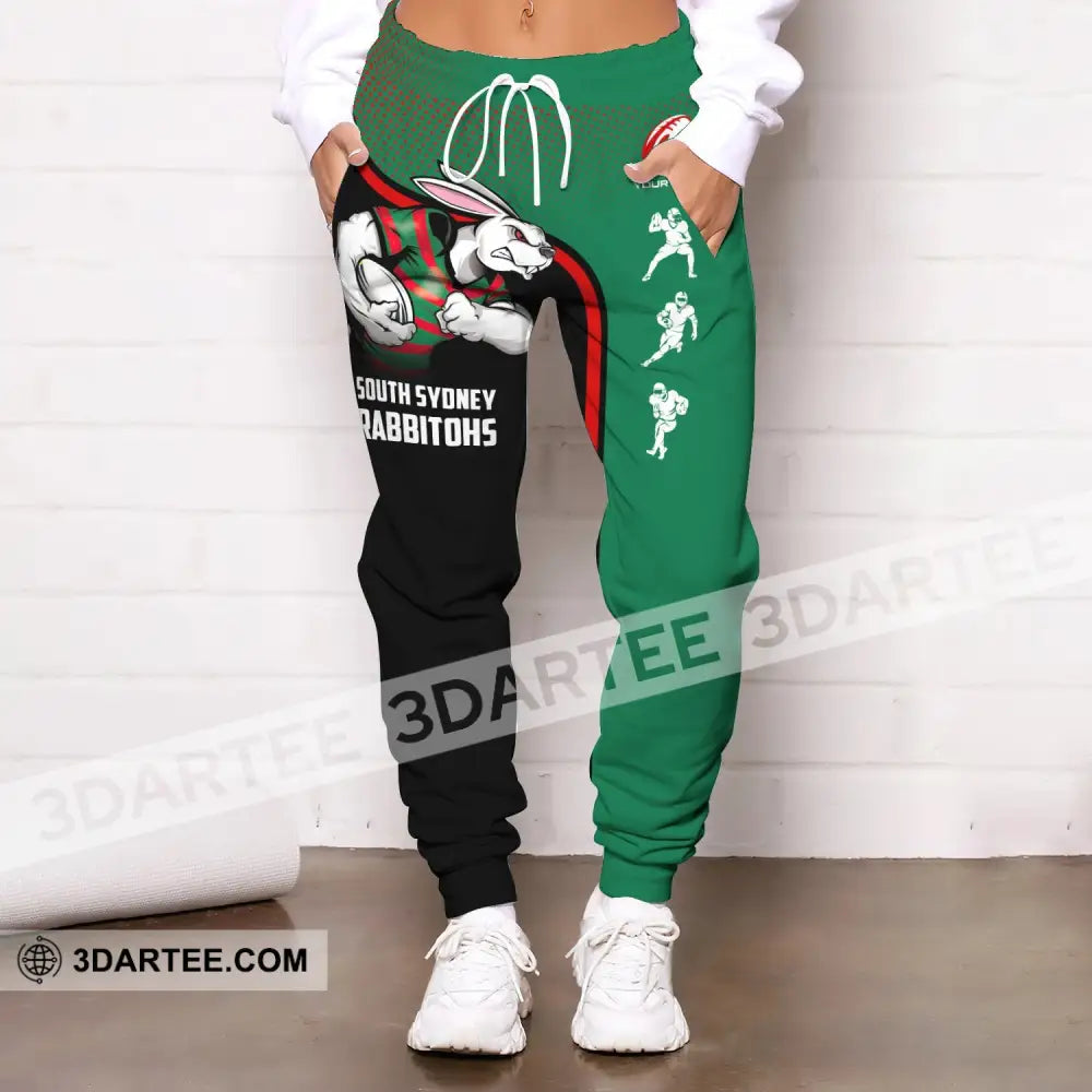 Unisex Jogger Pants South Sydney Rabbitohs Reggie The Rabbit Football Lover Gifts