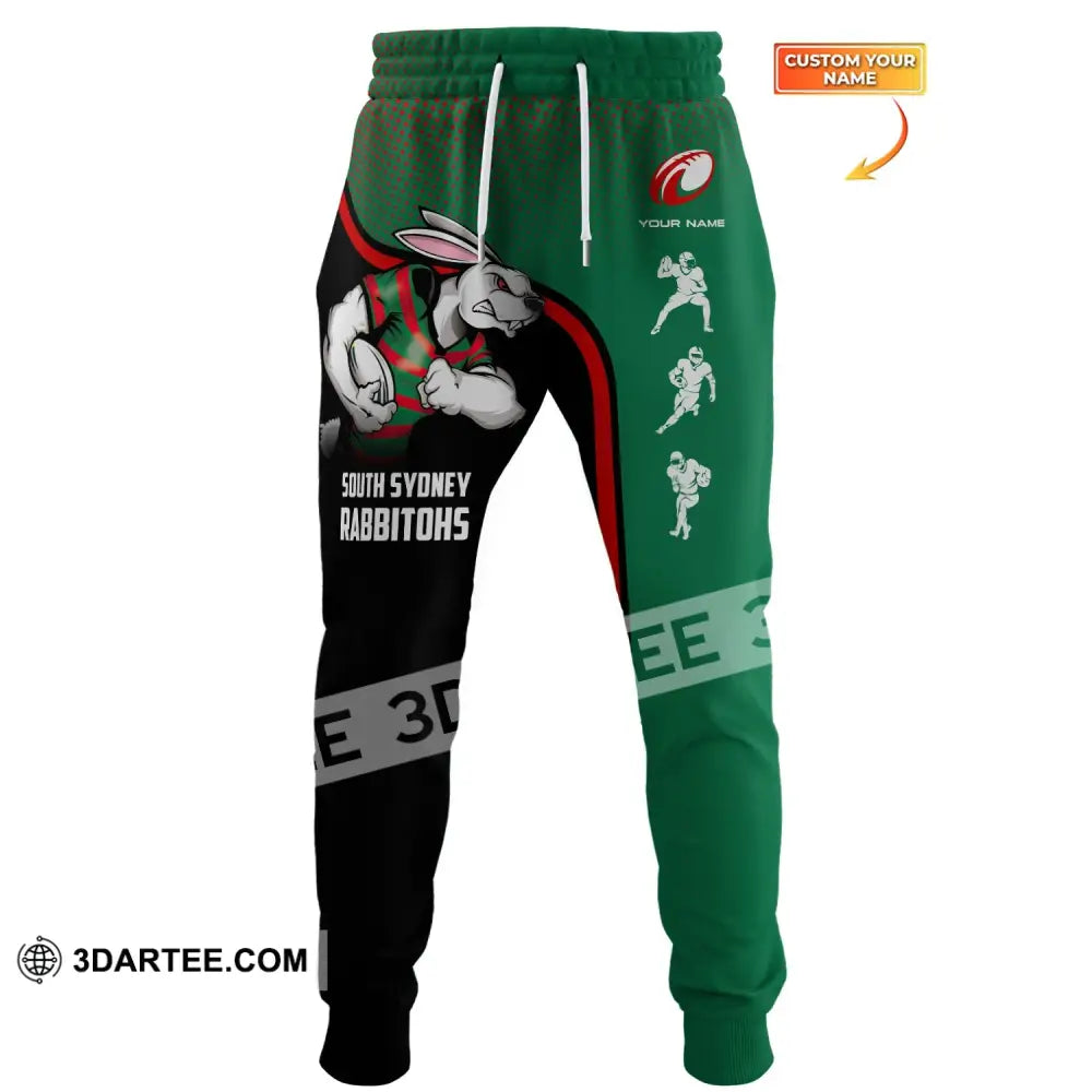 Unisex Jogger Pants South Sydney Rabbitohs Reggie The Rabbit Football Lover Gifts