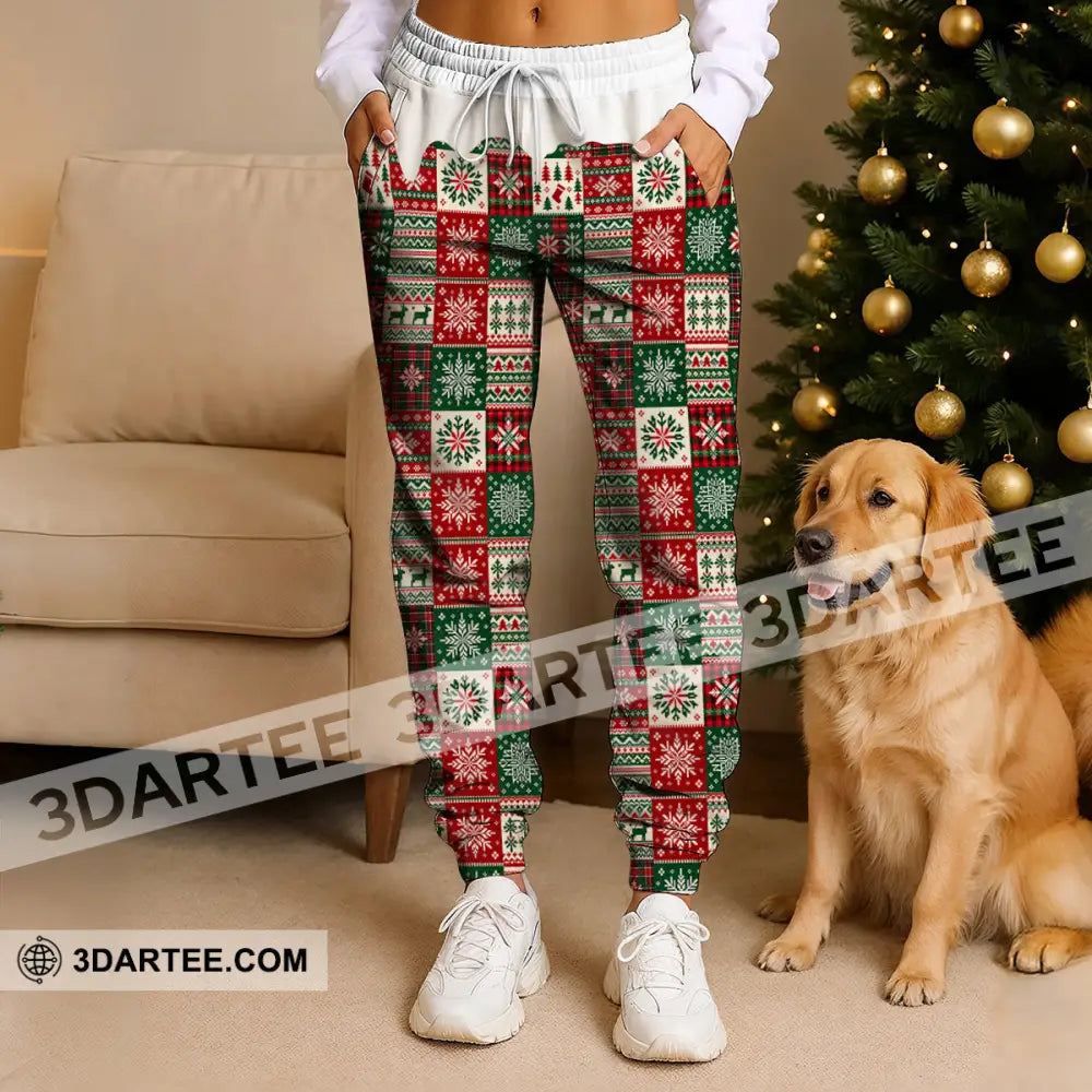 Unisex Pants - Christmas Vibes Pants - S - Pants