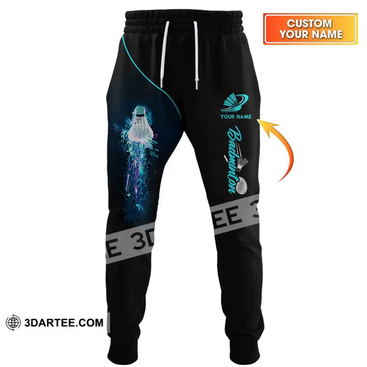 Unisex Pants Custom Badminton Jogger Gift For Lovers S