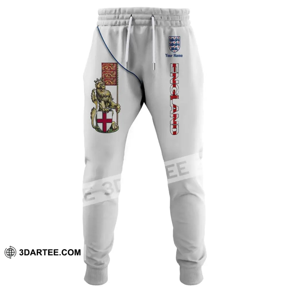 Unisex Pants - Custom England Football Name The Three Lion