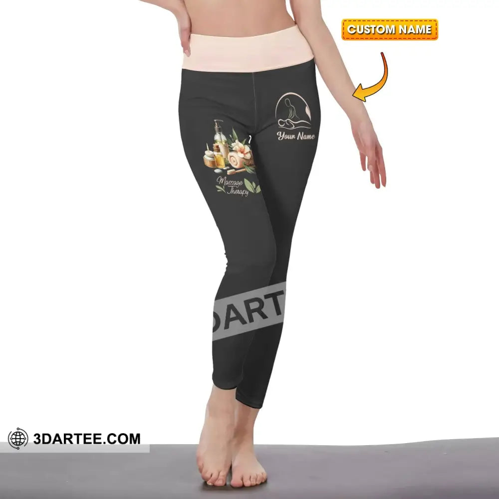 Unisex Pants - Custom Massage Therapist Legging S