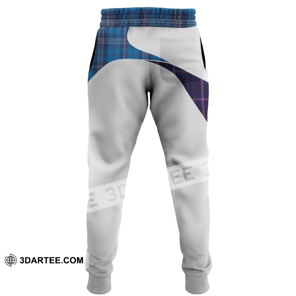 Unisex Pants - Custom Text Pants Scotland Highland Cow With Bagpipes Pants Pants
