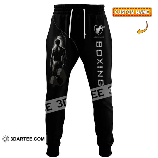 Unisex Pants - Custom Text Pants Strong Men Boxing Lover Sport Pants S Pants