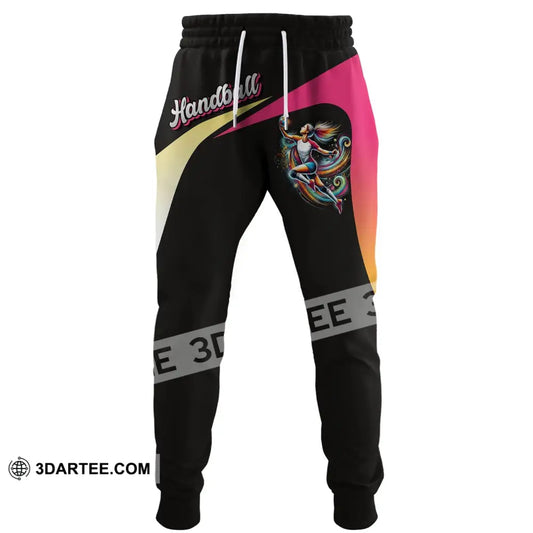 Unisex Pants - Hot Pink Handball Sport S