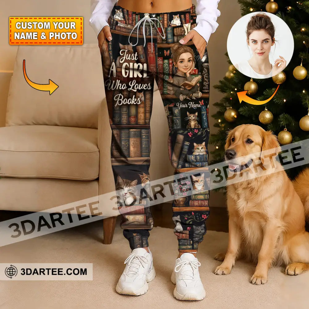 Unisex Pants - Just A Girl Who Loves Books Sport Pants S Pants