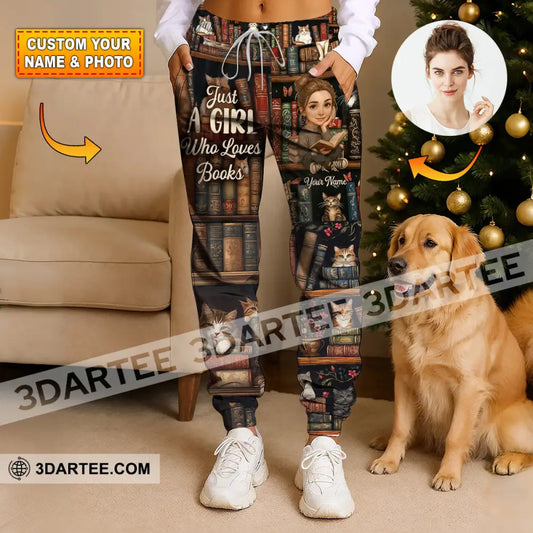 Unisex Pants - Just A Girl Who Loves Books Sport Pants S Pants