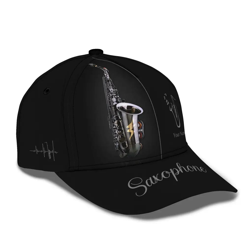 Unisex Saxophone Classic Cap Hat Saxophonist Gift T-Shirt