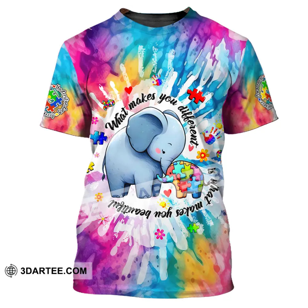 Unisex Shirt - Autism What Make You Different 3D Shirt T-Shirt / S T-shirt