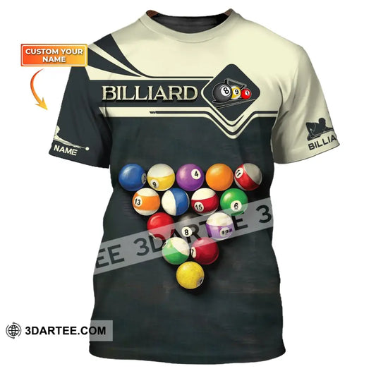 Unisex Shirt Billiards T-Shirt Billiard Triangle Polo For Lovers / S