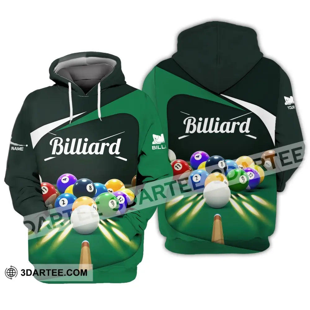 Unisex Shirt Billiards T-Shirt Player Shiirt Polo Hoodie / S