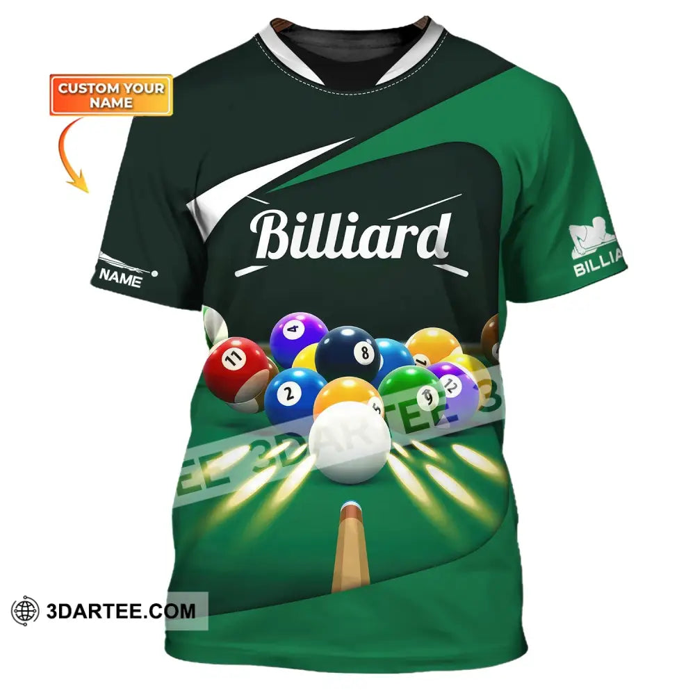 Unisex Shirt Billiards T-Shirt Player Shiirt Polo / S