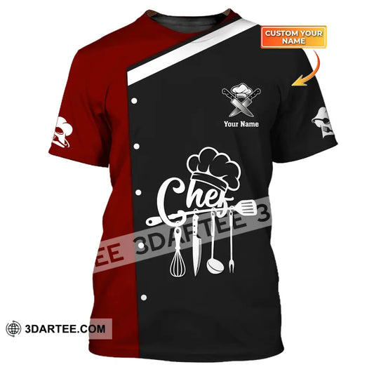 Unisex Shirt Chef Hoodie Sportwear Cooking Lovers T-Shirt / S