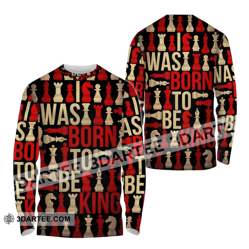 Unisex Shirt - Chess 3D Shirt - Long Sleeve Shirt / S - T-shirt