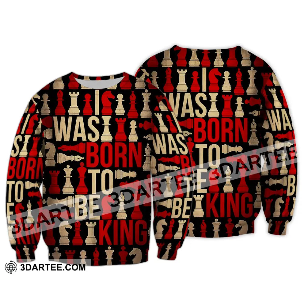 Unisex Shirt - Chess 3D Shirt - Long Sleeve / S - T-shirt