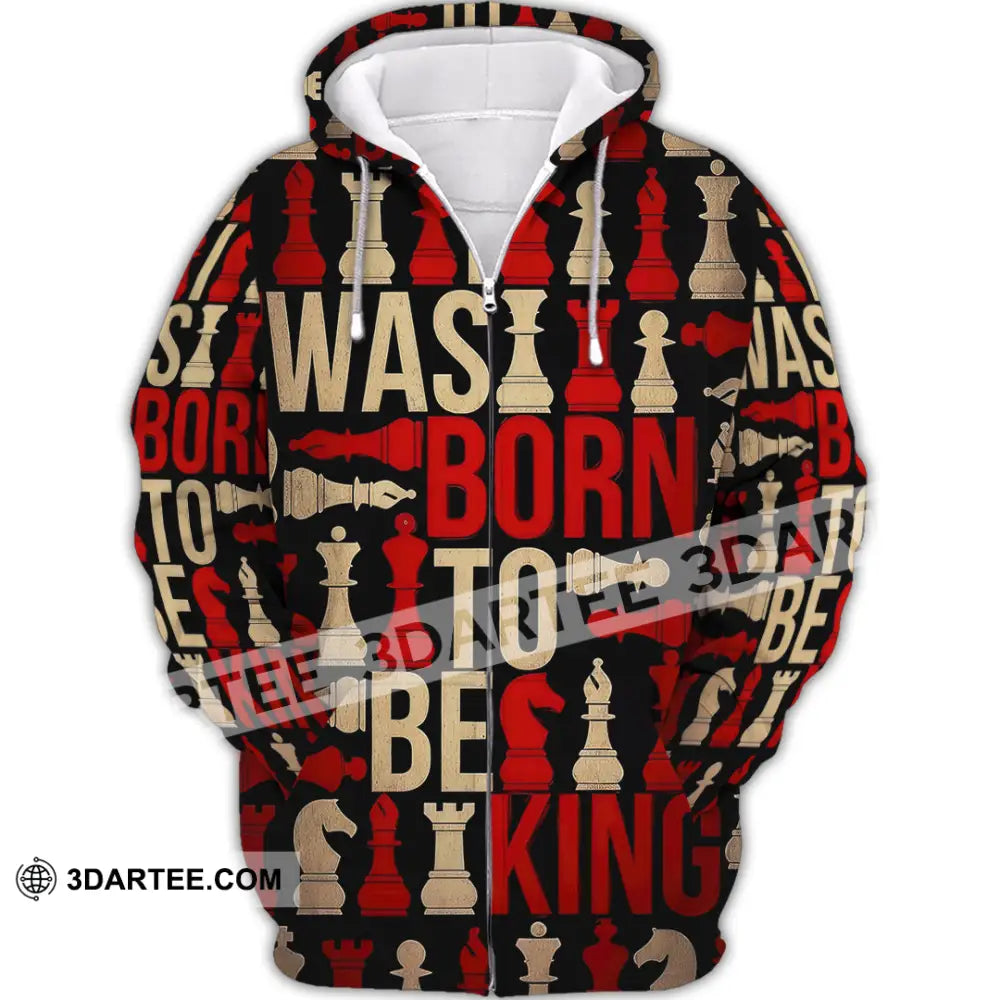 Unisex Shirt - Chess 3D Shirt - Zipper Hoodie / S - T-shirt
