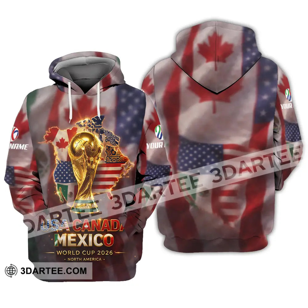 Unisex Shirt - Custom World Cup 2026 3D Shirt Hoodie / S T-shirt