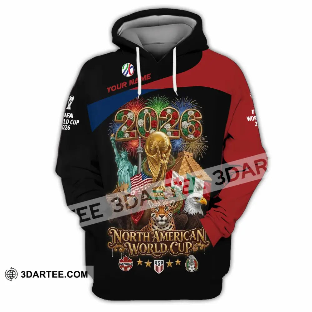 Unisex Shirt - Custom World Cup 2026 3D Shirt - Hoodie / S - T-shirt