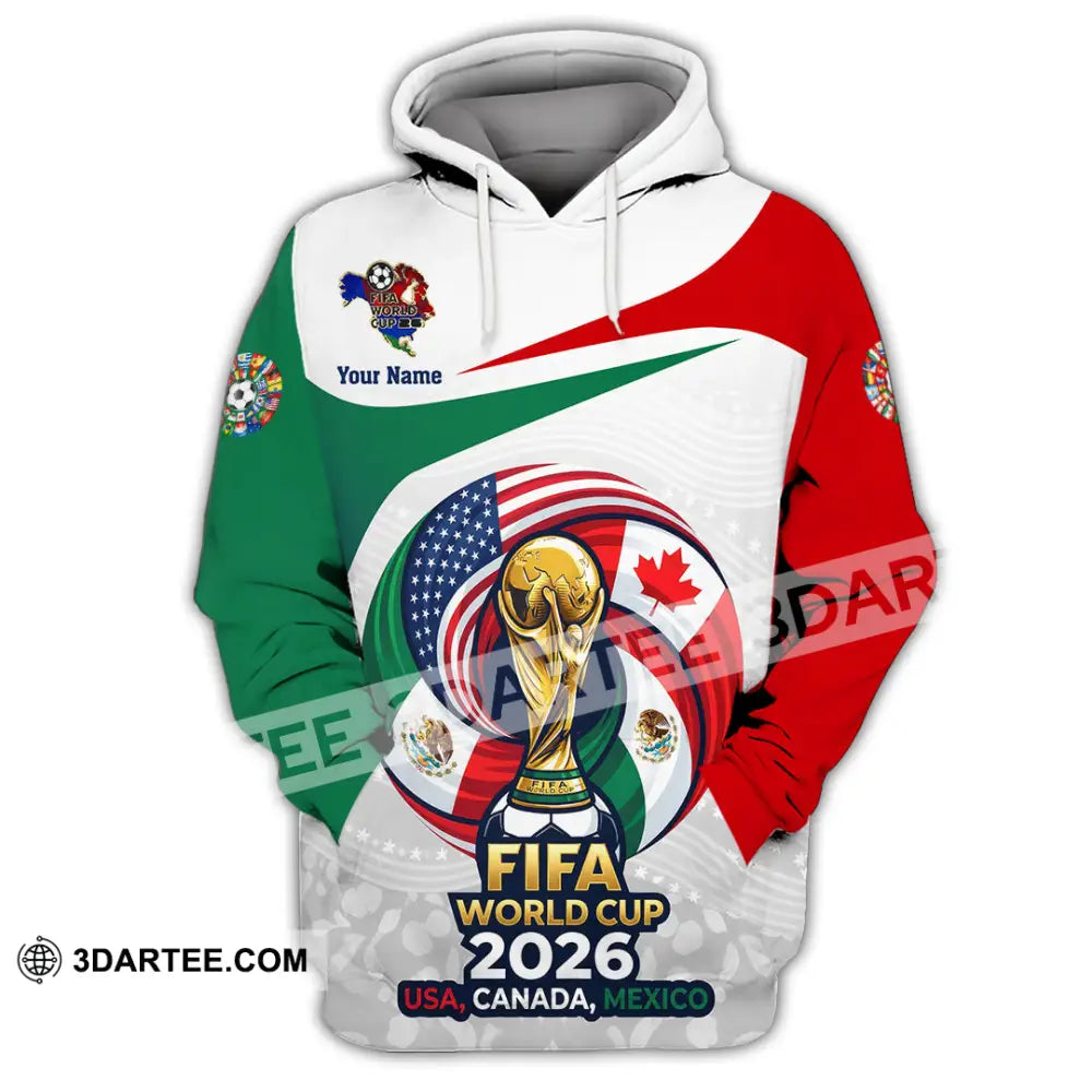 Unisex Shirt - Custom World Cup 2026 3D Shirt - Hoodie / S - T-shirt