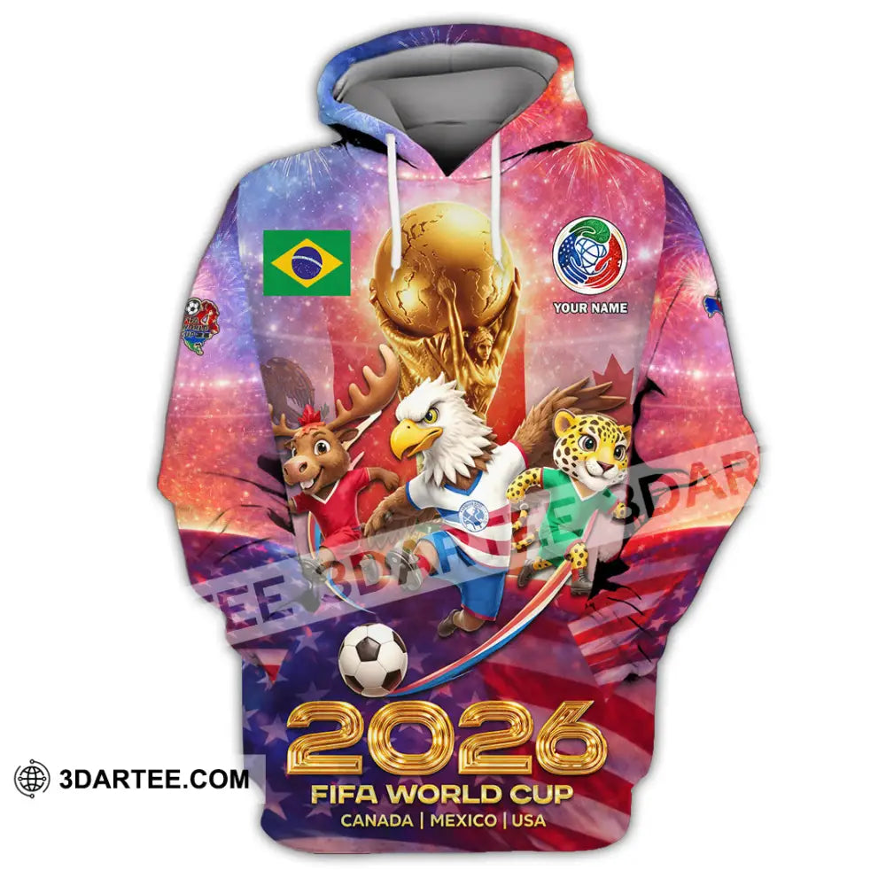 Unisex Shirt - Custom World Cup 2026 3D Shirt Hoodie / S T-shirt