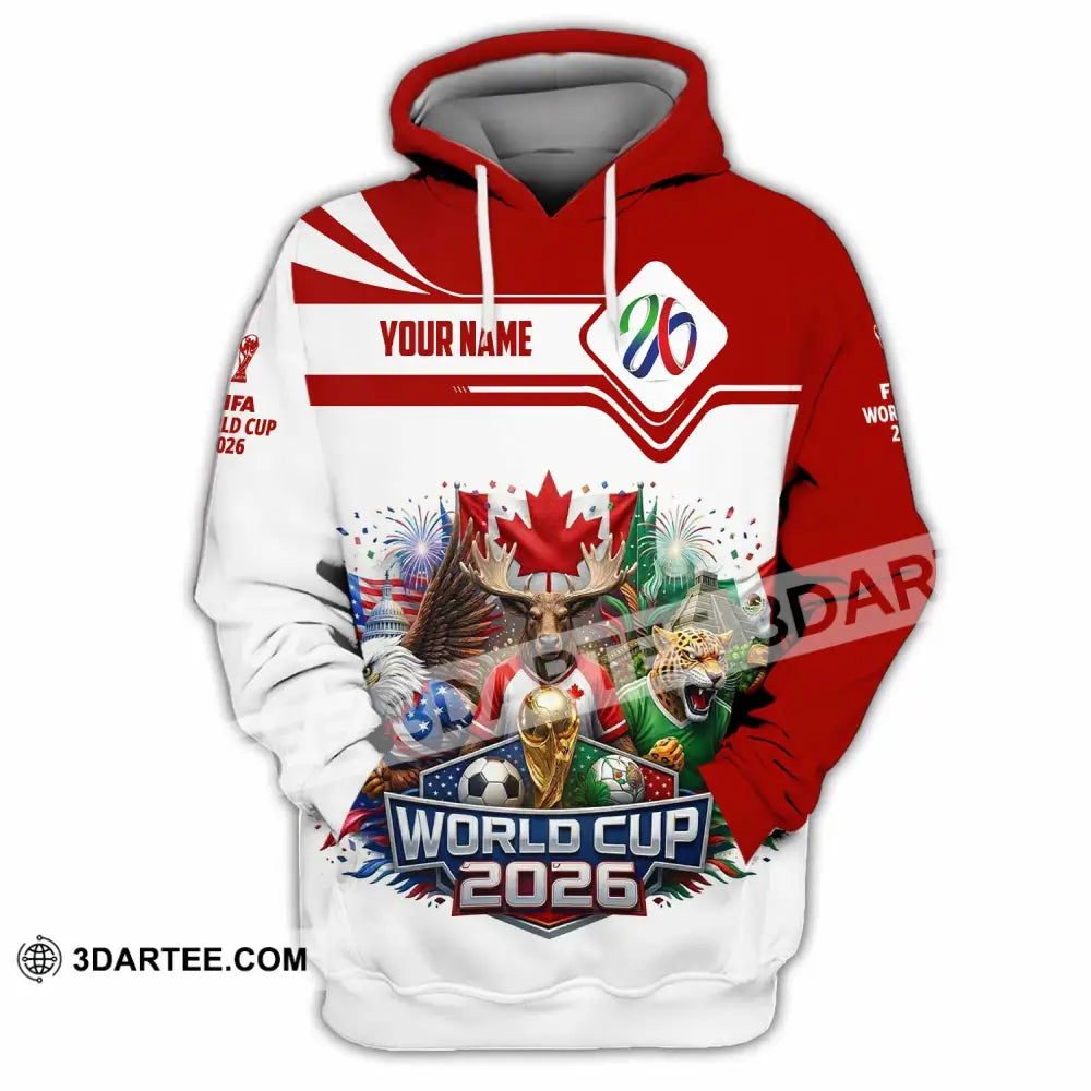 Unisex Shirt - Custom World Cup 2026 3D Shirt - Hoodie / S - T-shirt