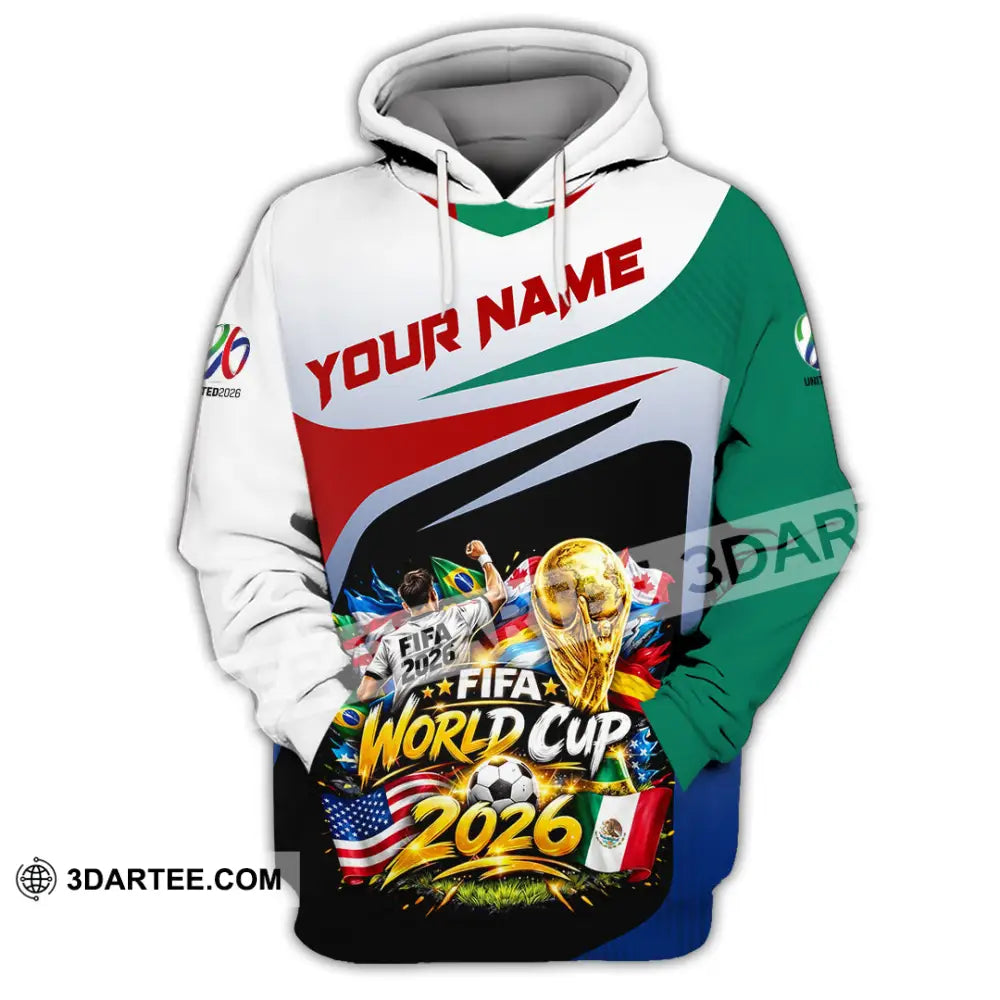 Unisex Shirt - Custom World Cup 2026 3D Shirt - Hoodie / S - T-shirt