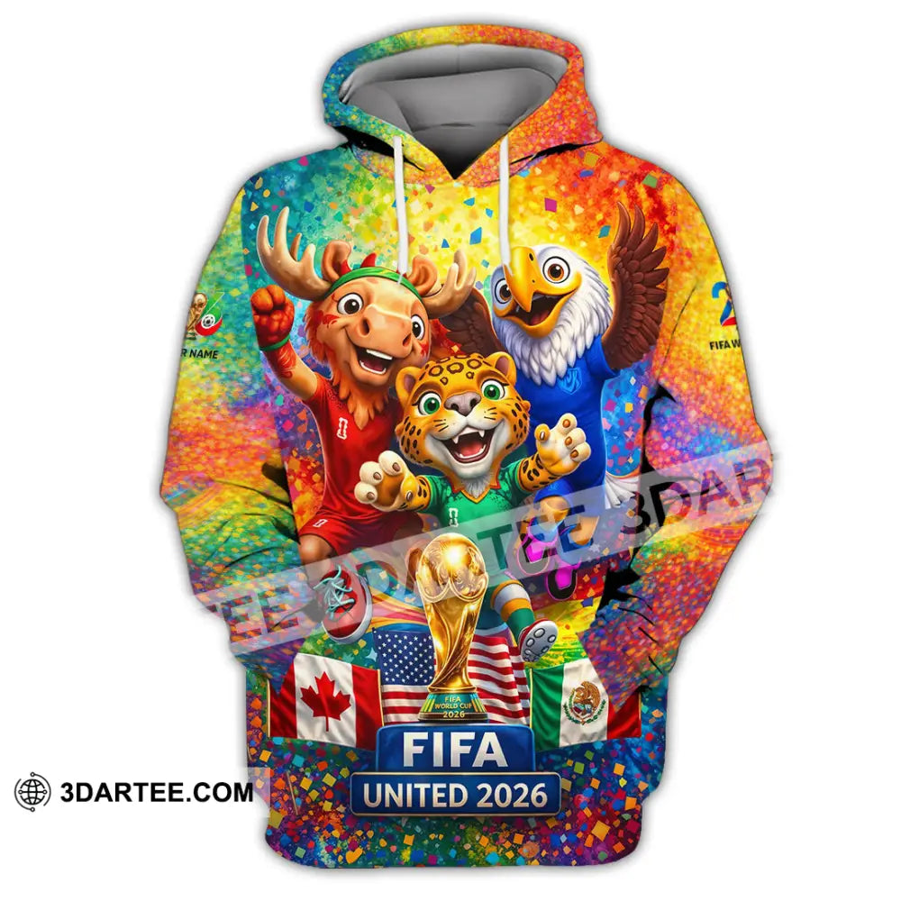 Unisex Shirt - Custom World Cup 2026 3D Shirt - Hoodie / S - T-shirt