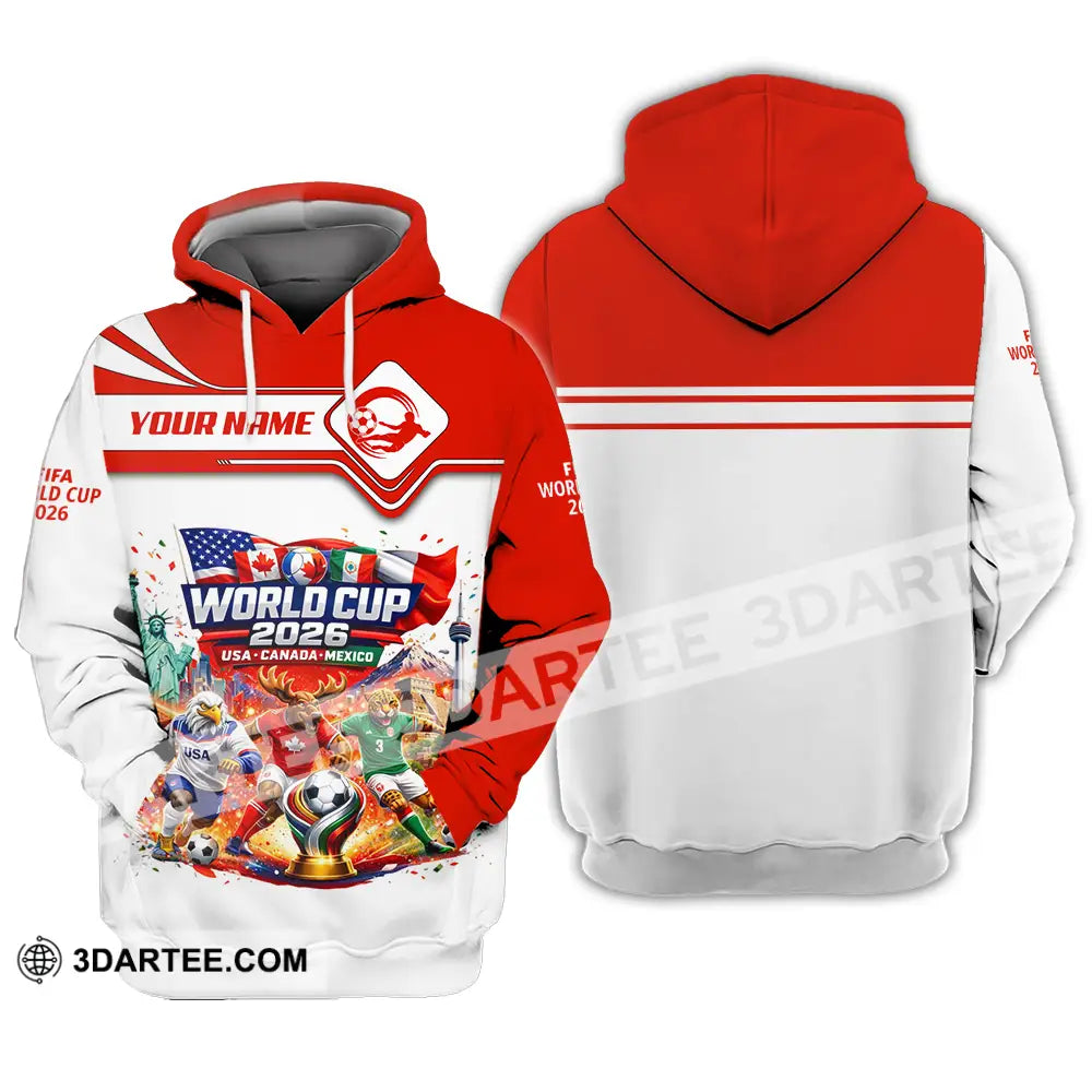 Unisex Shirt - Custom World Cup 2026 3D Shirt Hoodie / S T-shirt