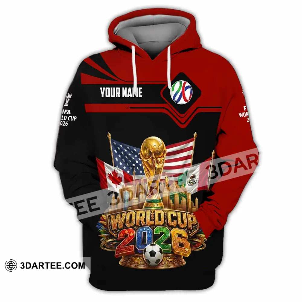 Unisex Shirt - Custom World Cup 2026 3D Shirt - Hoodie / S - T-shirt