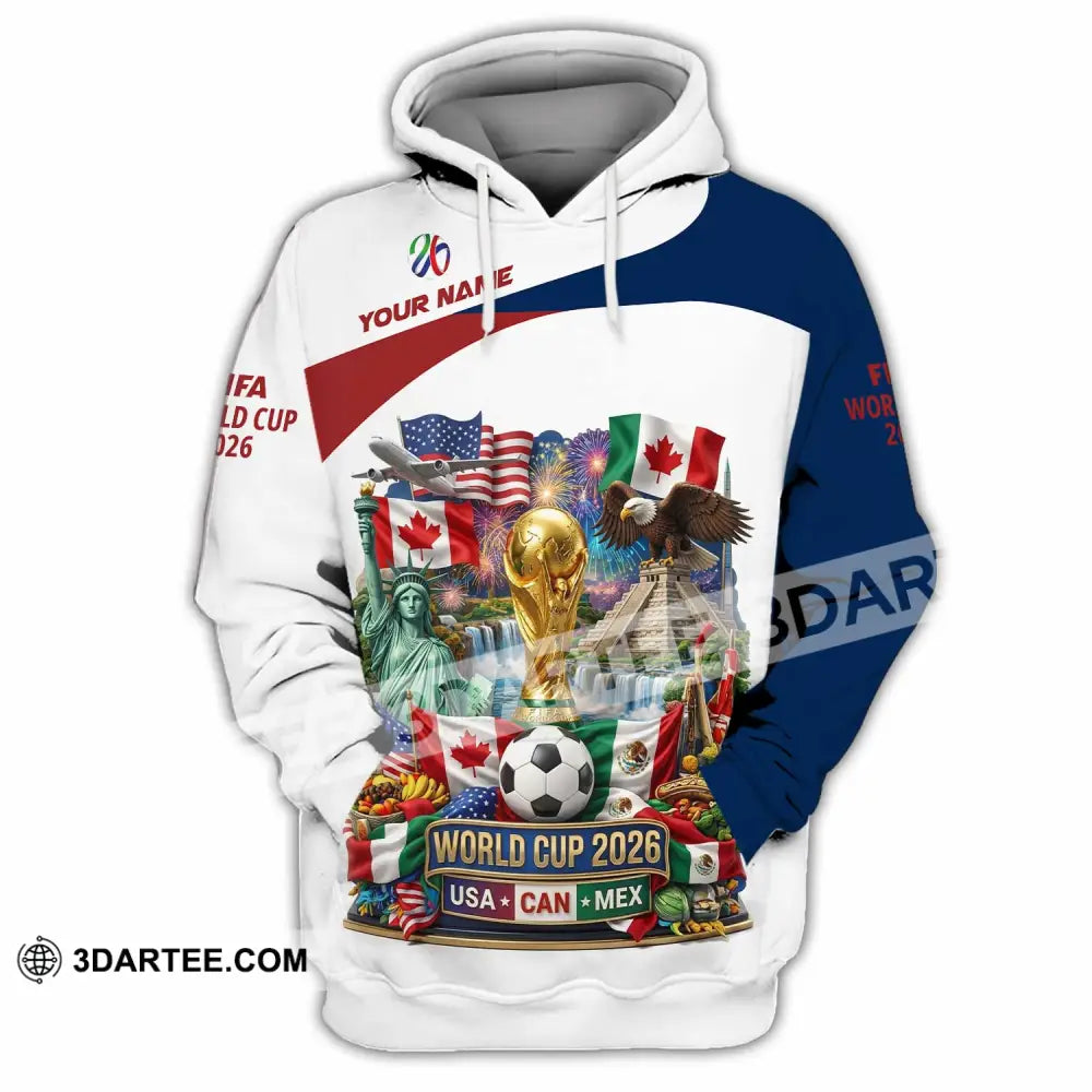 Unisex Shirt - Custom World Cup 2026 3D Shirt - Hoodie / S - T-shirt
