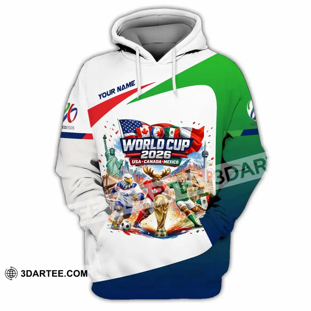 Unisex Shirt - Custom World Cup 2026 3D Shirt - Hoodie / S - T-shirt