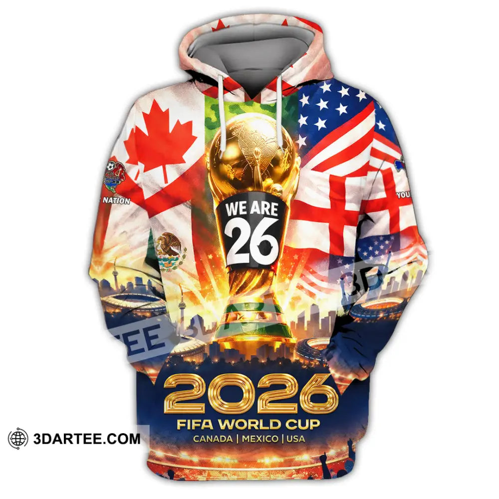 Unisex Shirt - Custom World Cup 2026 3D Shirt Hoodie / S T-shirt