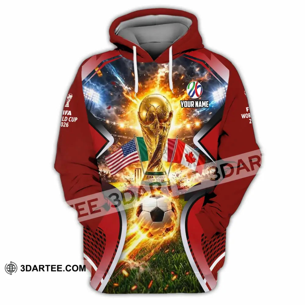 Unisex Shirt - Custom World Cup 2026 3D Shirt - Hoodie / S - T-shirt