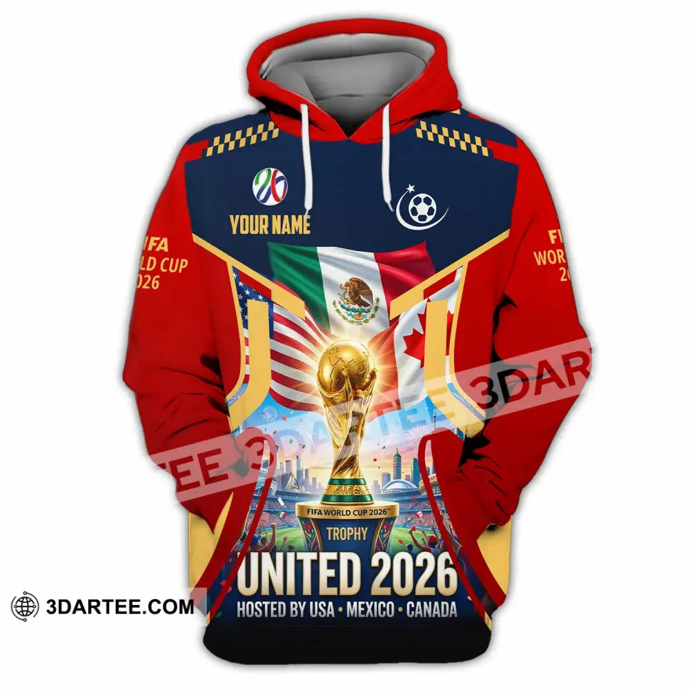 Unisex Shirt - Custom World Cup 2026 3D Shirt - Hoodie / S - T-shirt