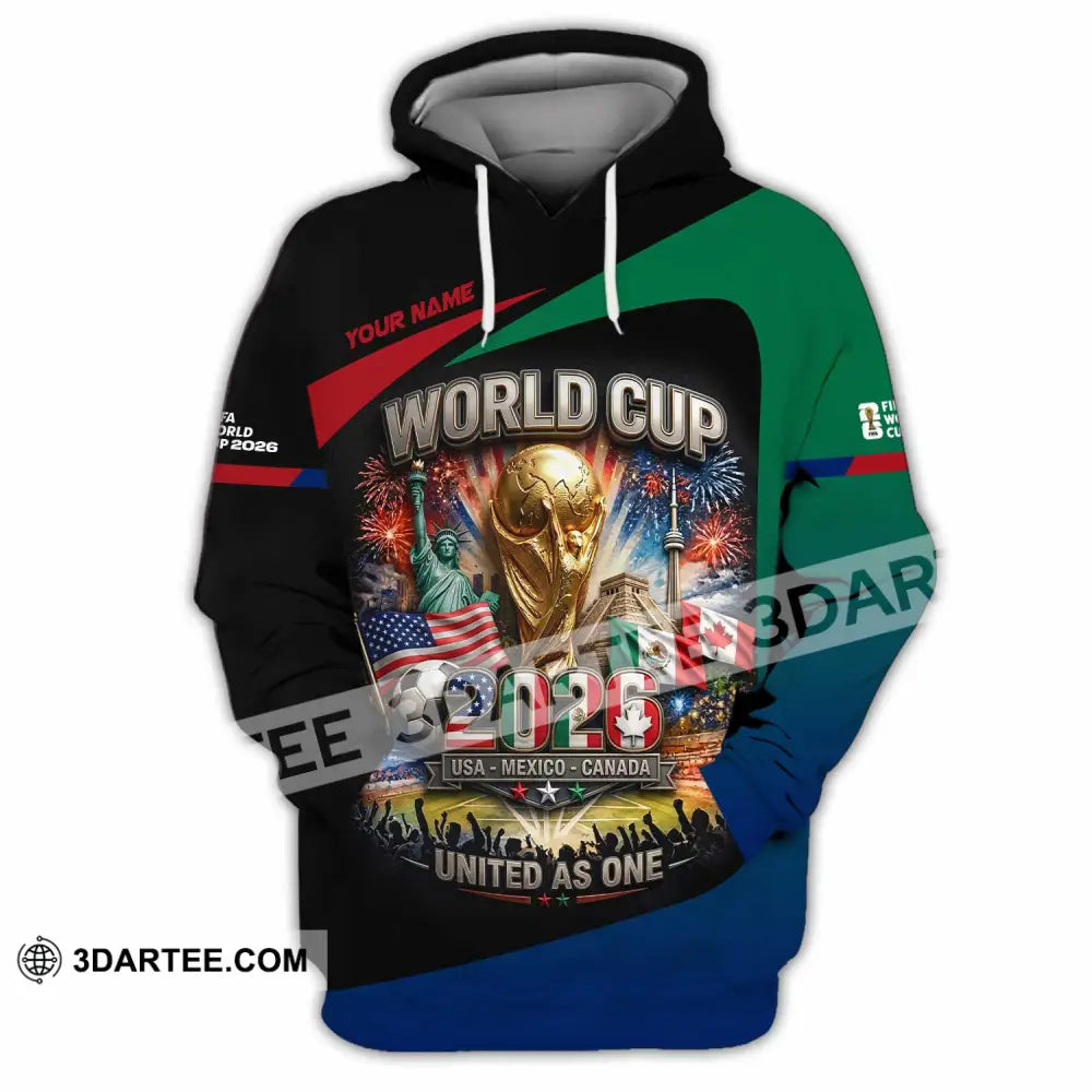 Unisex Shirt - Custom World Cup 2026 3D Shirt - Hoodie / S - T-shirt