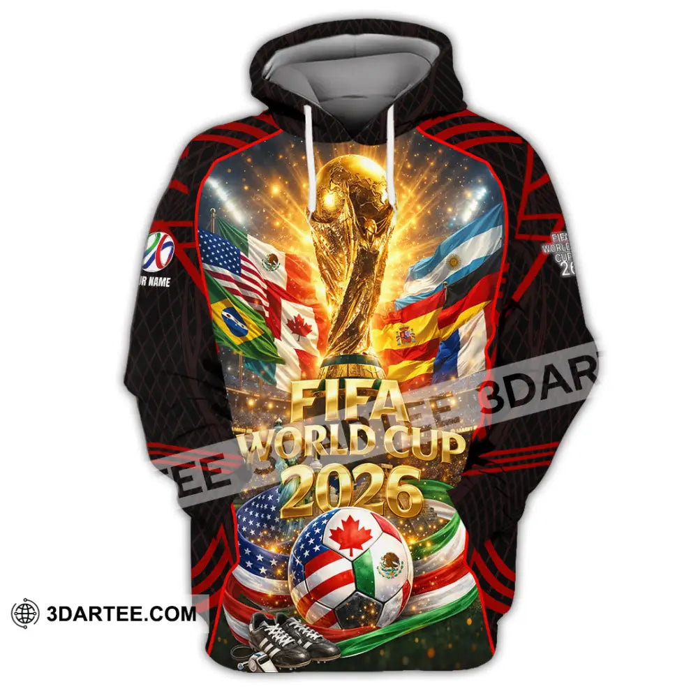 Unisex Shirt - Custom World Cup 2026 3D Shirt Hoodie / S T-shirt