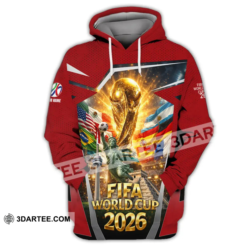 Unisex Shirt - Custom World Cup 2026 3D Shirt Hoodie / S T-shirt