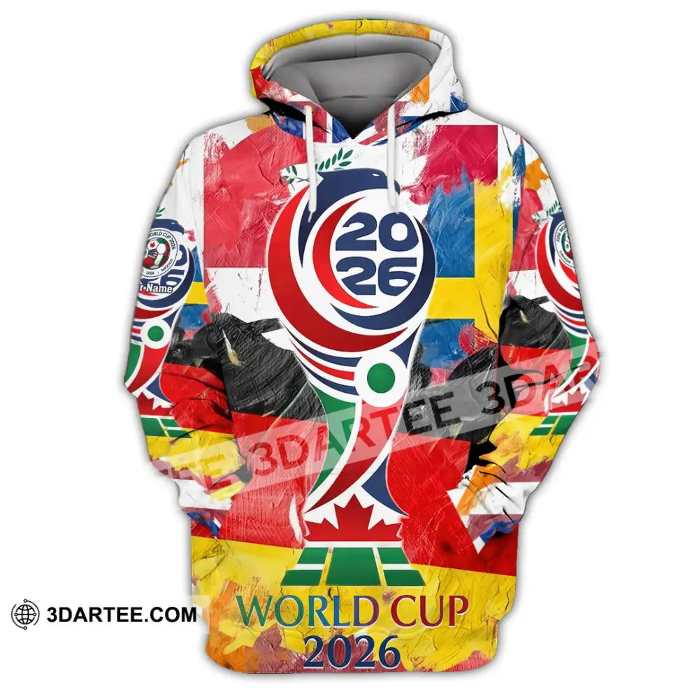 Unisex Shirt - Custom World Cup 2026 3D Shirt - Hoodie / S - T-shirt