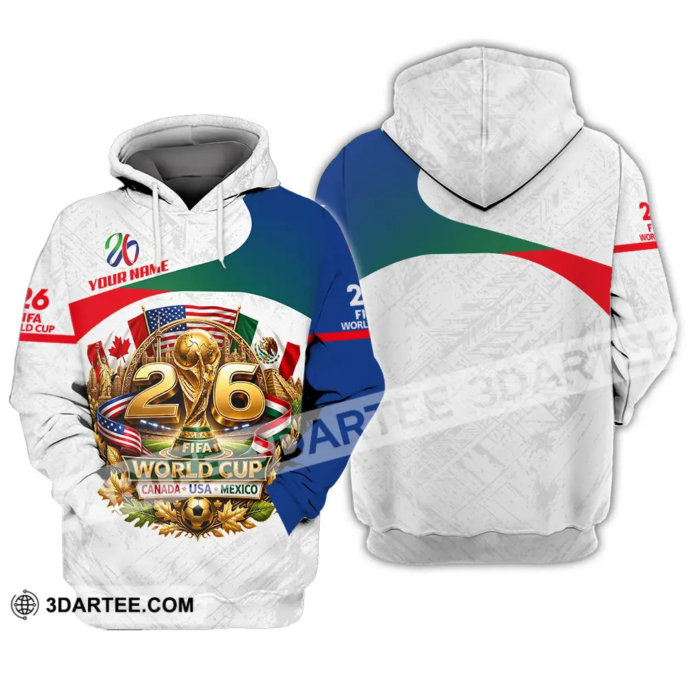 Unisex Shirt - Custom World Cup 2026 3D Shirt - Hoodie / S - T-shirt