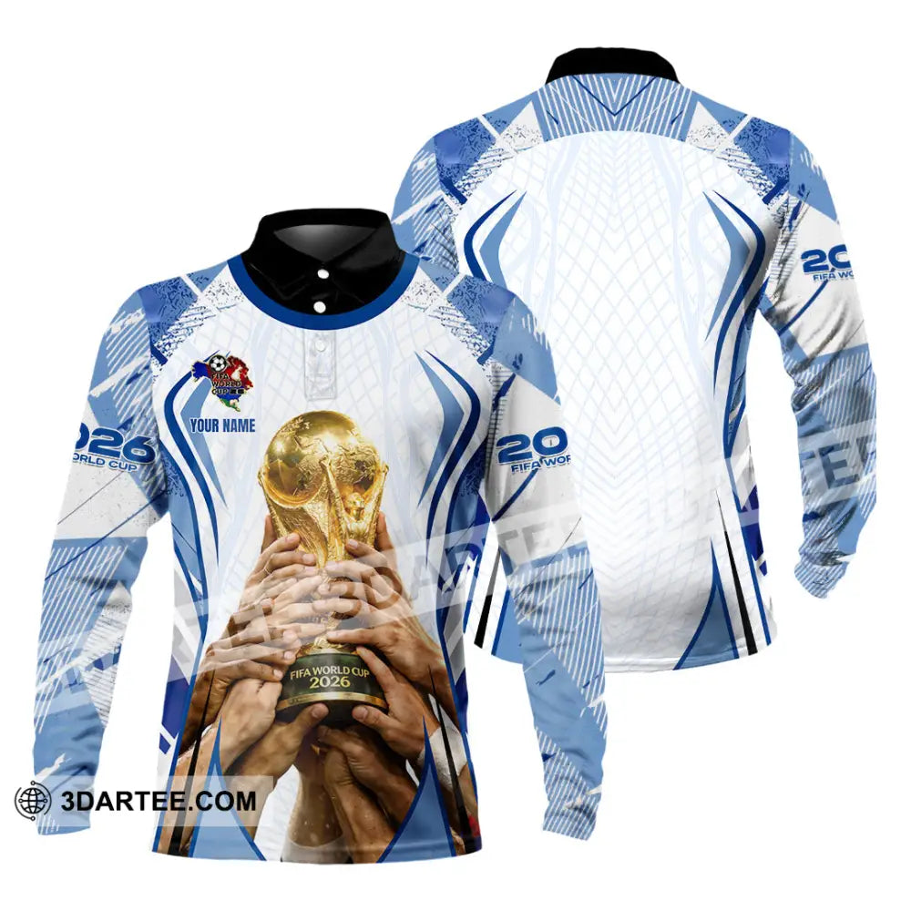 Unisex Shirt - Custom 2026 World Cup 3D Shirt Long Sleeve Polo / S T-shirt