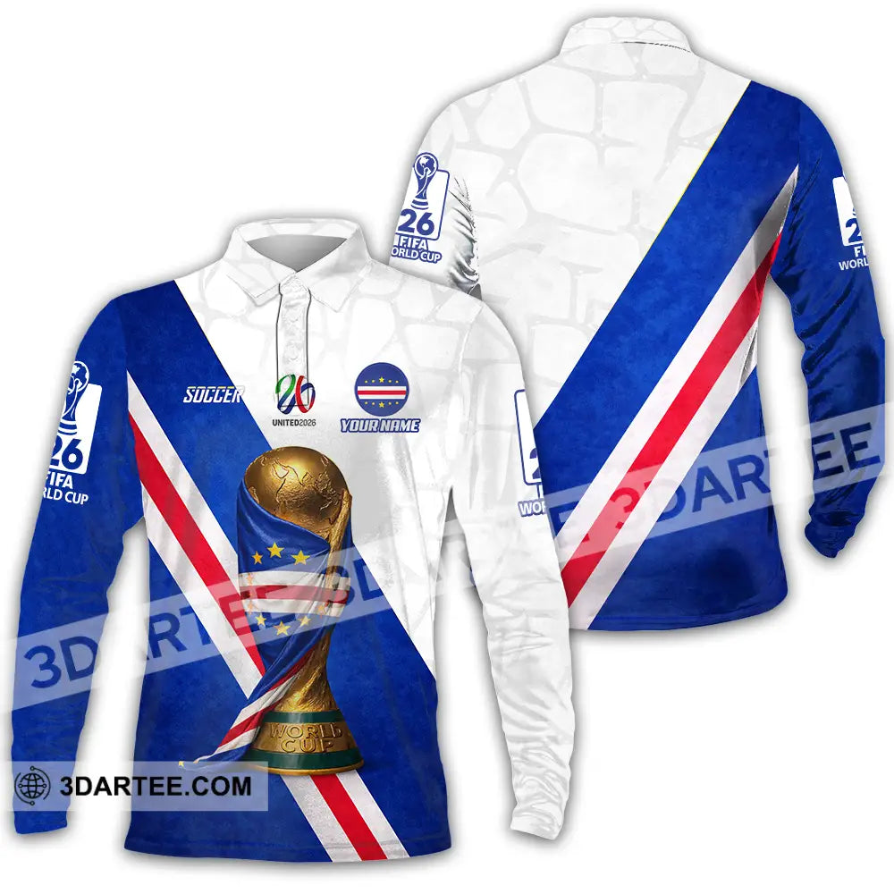 Unisex Shirt - Custom World Cup 2026 3D Shirt - Long Sleeve Polo / S - T-shirt