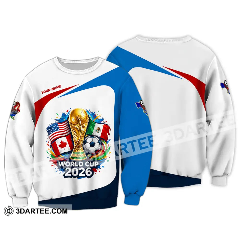 Unisex Shirt - Custom World Cup 2026 3D Shirt - Long Sleeve / S - T-shirt
