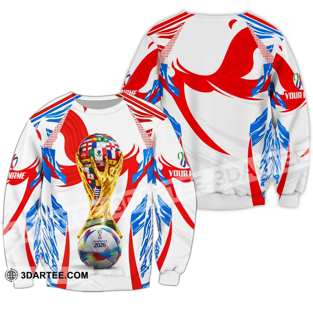 Unisex Shirt - Custom World Cup 2026 3D Shirt Long Sleeve / S T-shirt