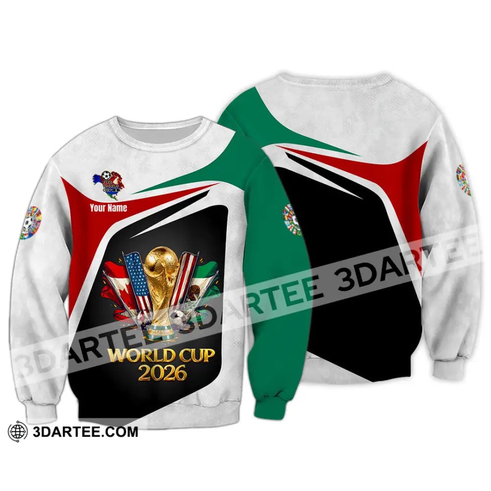 Unisex Shirt - Custom World Cup 2026 3D Shirt - Long Sleeve / S - T-shirt